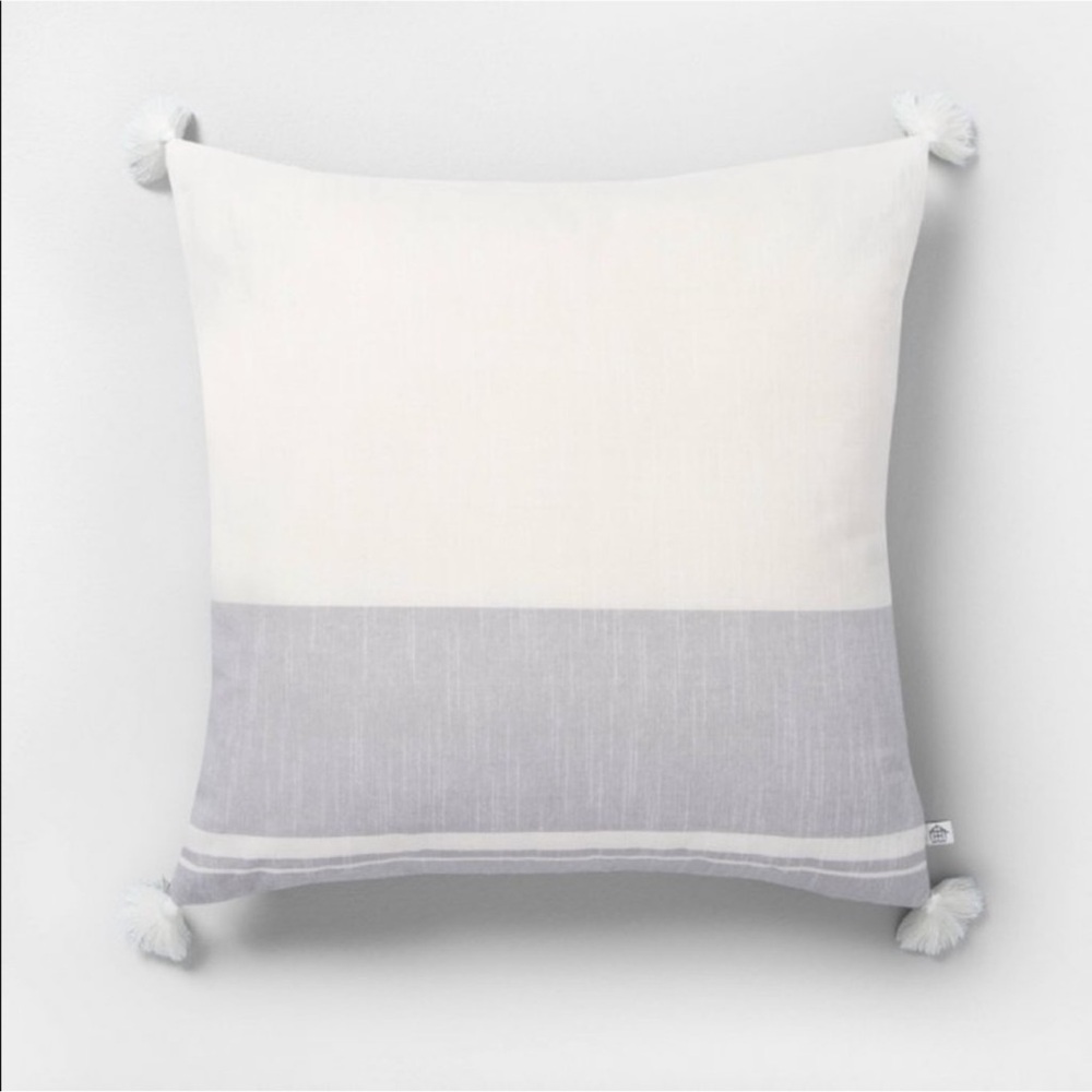 Hearth & Hand Magnolia Throw Pillow with Tassels